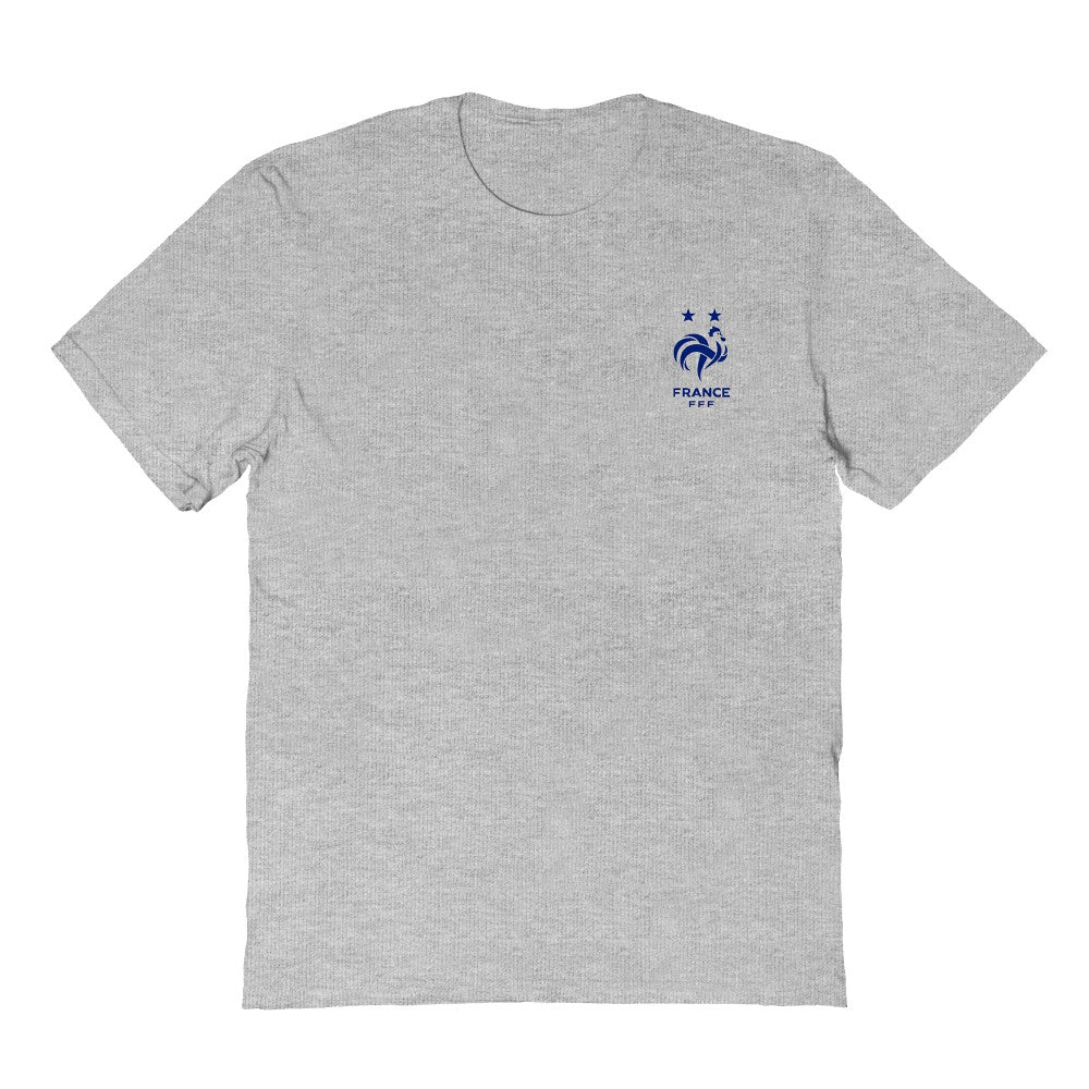 France National Team Vive La Fete Women's Impressions Artwork Fitted T-Shirt Gray sale
