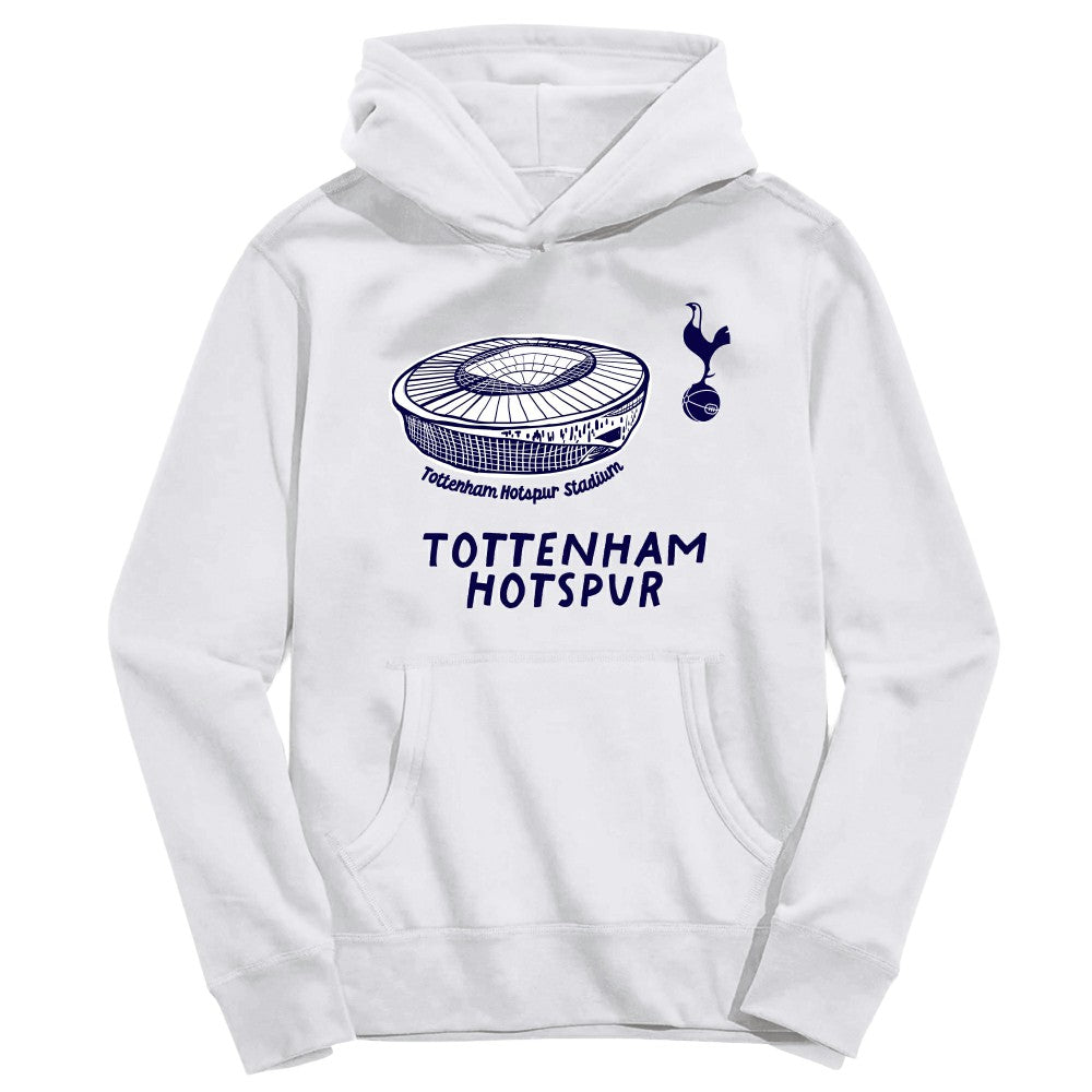 Tottenham Hotspur Vive La Fete Youth Stadium Style Hoodie White shop