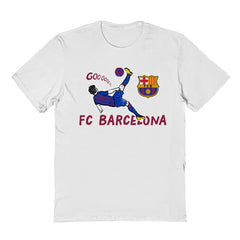Barcelona Vive La Fete Youth Chilena Style T-Shirt White sale