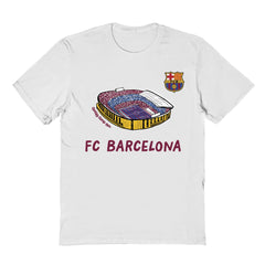 Barcelona Vive La Fete Youth Chilena Style T-Shirt White shop