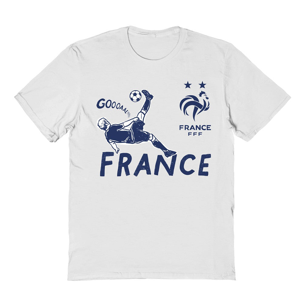 France National Team Vive La Fete Youth Chilena Style T-Shirt White
