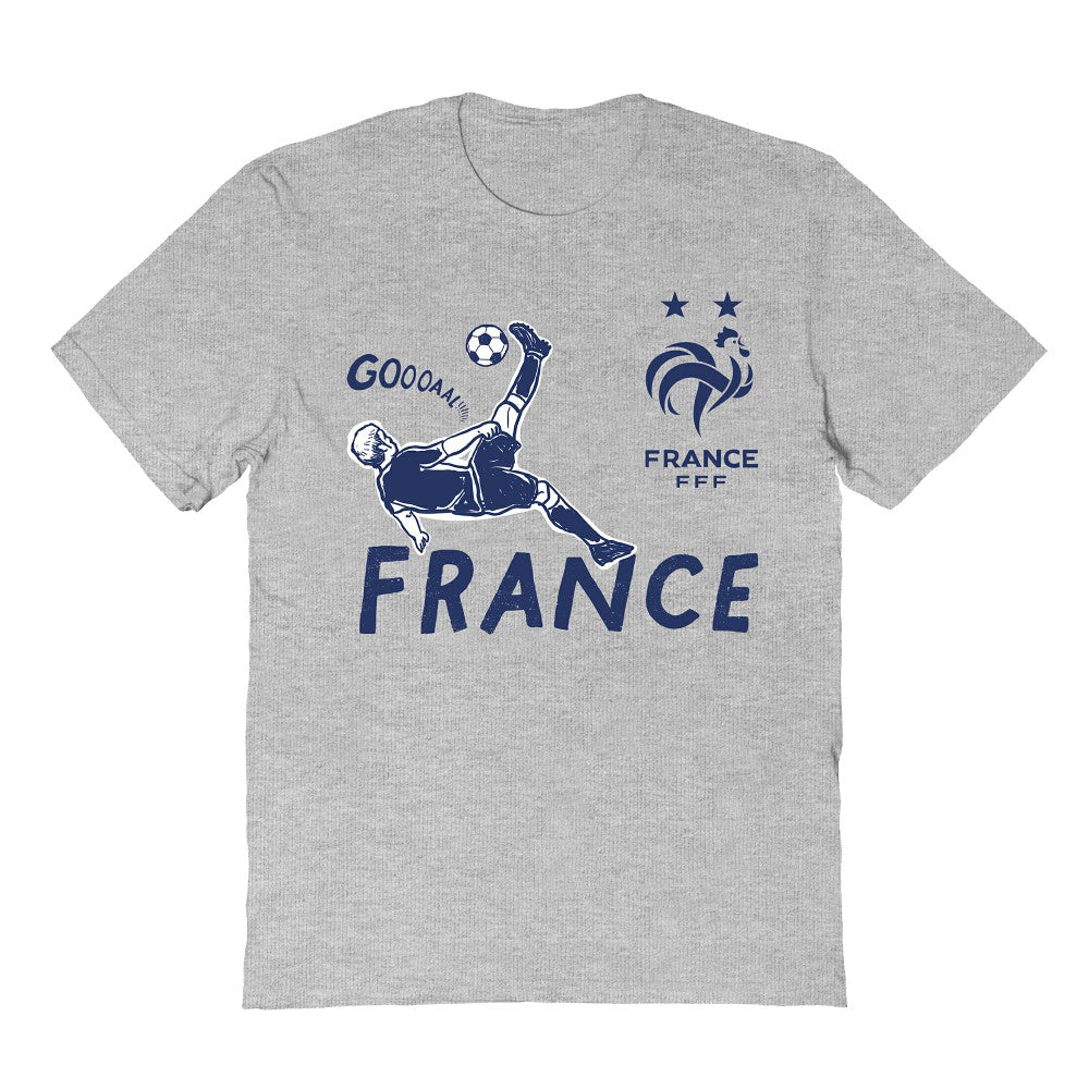 France National Team Vive La Fete Youth Chilena Style T-Shirt Gray sale