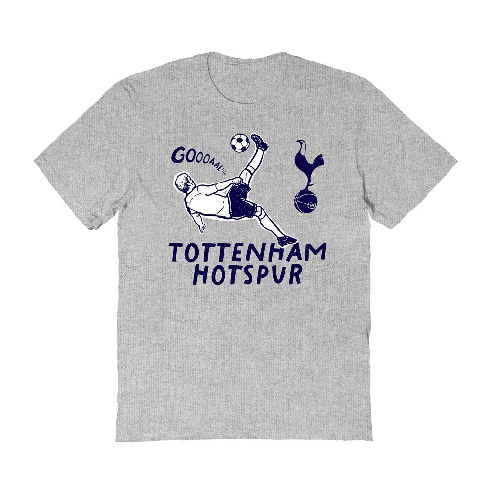 Tottenham Hotspur Vive La Fete Women's Chilena Style T-Shirt Gray