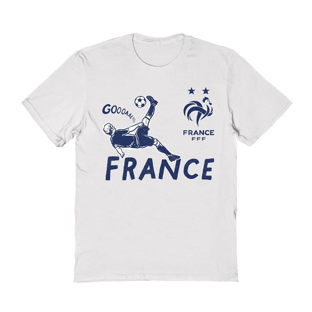 France National Team Vive La Fete Women's Chilena Style T-Shirt White shop