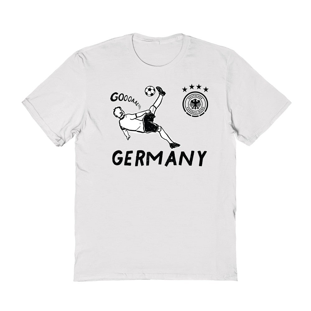 Germany National Team Vive La Fete Women's Chilena Style T-Shirt White shop