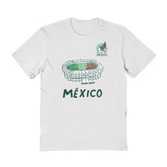 Mexico National Team Vive La Fete Women's Stadium Style T-Shirt White sale