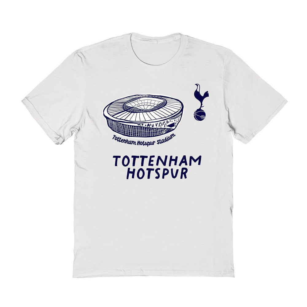 Tottenham Hotspur Vive La Fete Women's Stadium Style T-Shirt White shop
