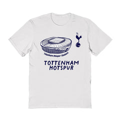 Tottenham Hotspur Vive La Fete Women's Stadium Style T-Shirt White shop