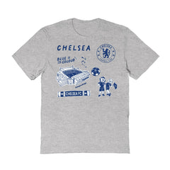 Chelsea Vive La Fete Women's Impressions Icons T-Shirt Gray shop