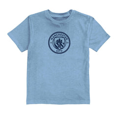 Erling Haaland Manchester City Vive La Fete Youth Player Name & Number Color Badge T-Shirt Light Blue