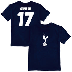 Cristian Romero Tottenham Hotspur Vive La Fete Youth Player Name & Number Color Badge T-Shirt Navy