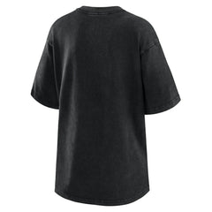 Boston Red Sox WEAR by Erin Andrews Women's Oversized Boyfriend T-Shirt - Black T-shirts
