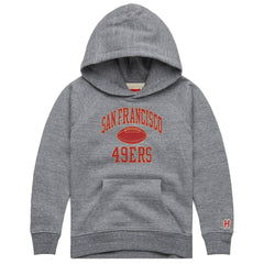 San Francisco 49ers Homage Youth Gridiron Tri-Blend Hoodie Gray