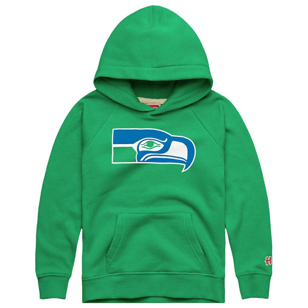 Seattle Seahawks Homage Youth '76 Season Tri-Blend Hoodie Green