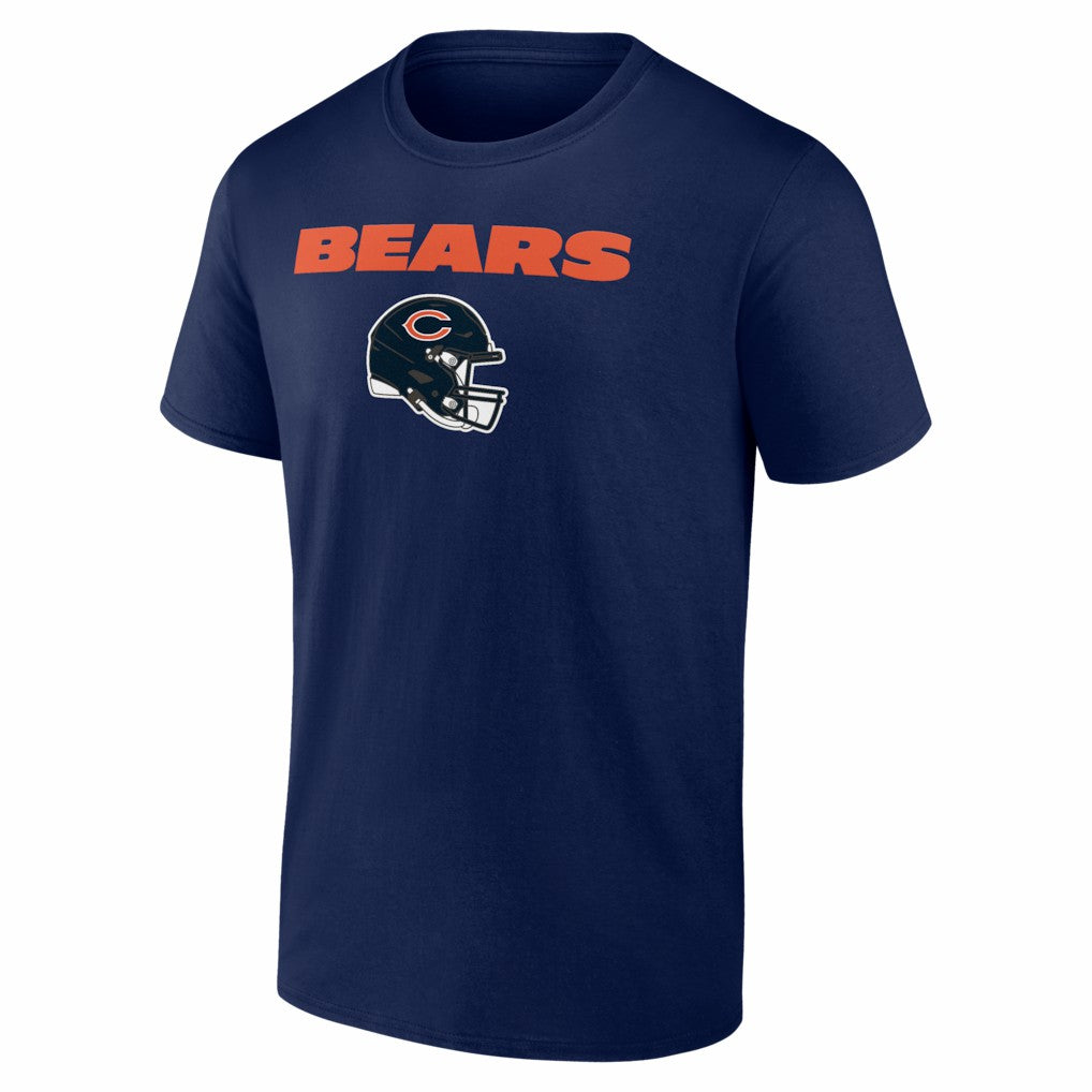 Kyle Monangai Chicago Bears Team Wordmark T-Shirt Navy