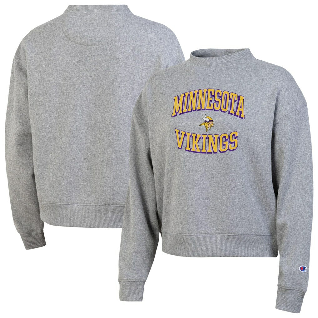 Minnesota Vikings Champion Women's Triumph Tri-Blend Sweatshirt Gray