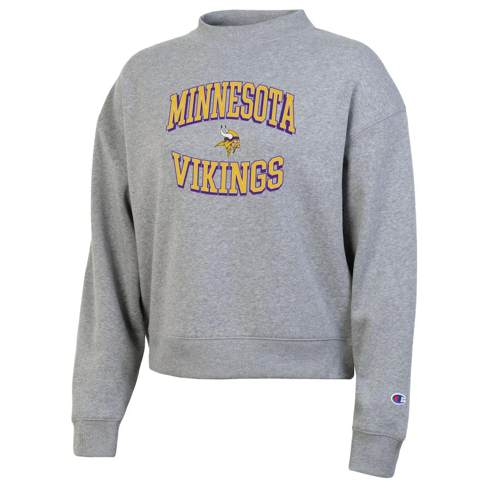 Minnesota Vikings Champion Women's Triumph Tri-Blend Sweatshirt Gray