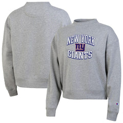 New York Giants Champion Women's Triumph Tri-Blend Sweatshirt Gray