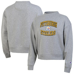 Pittsburgh Steelers Champion Women's Triumph Tri-Blend Sweatshirt Gray