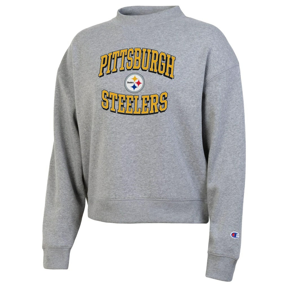 Pittsburgh Steelers Champion Women's Triumph Tri-Blend Sweatshirt Gray