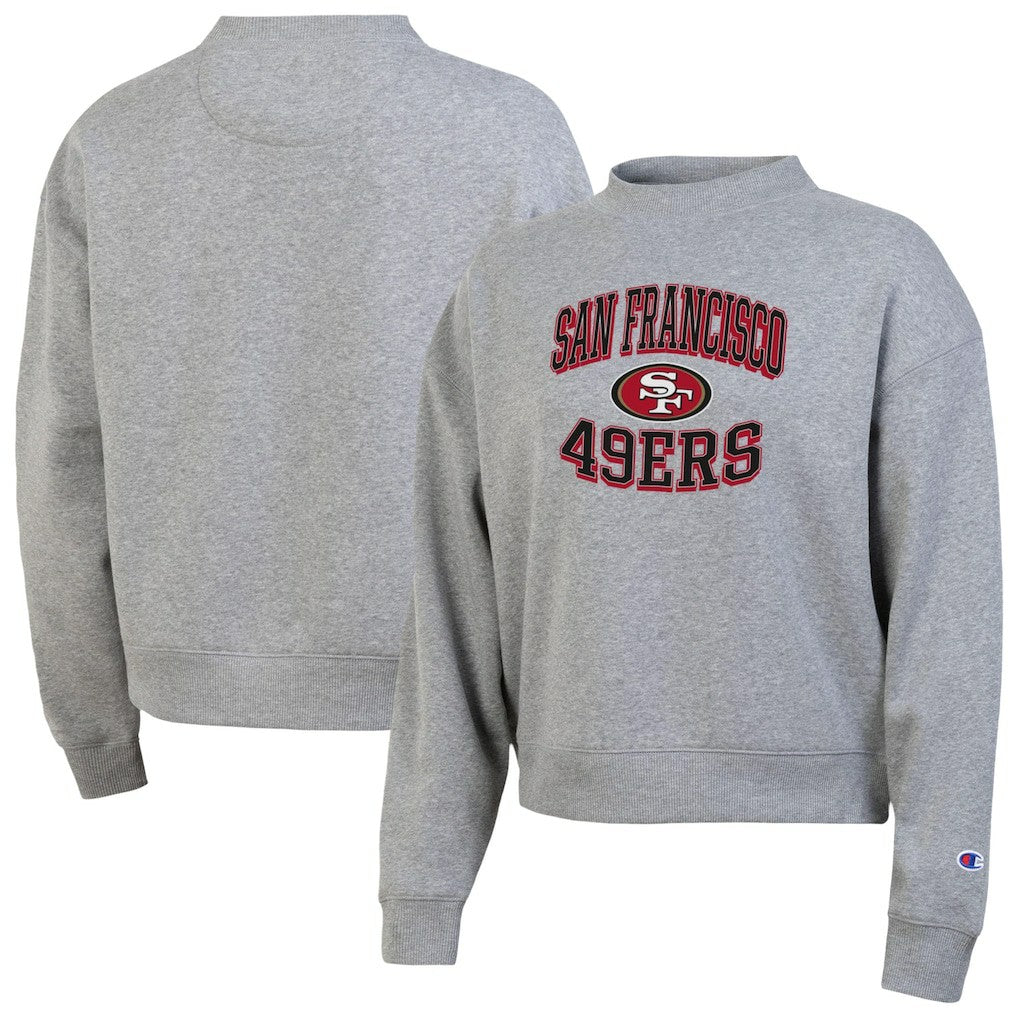 San Francisco 49ers Champion Women's Triumph Tri-Blend Sweatshirt Gray