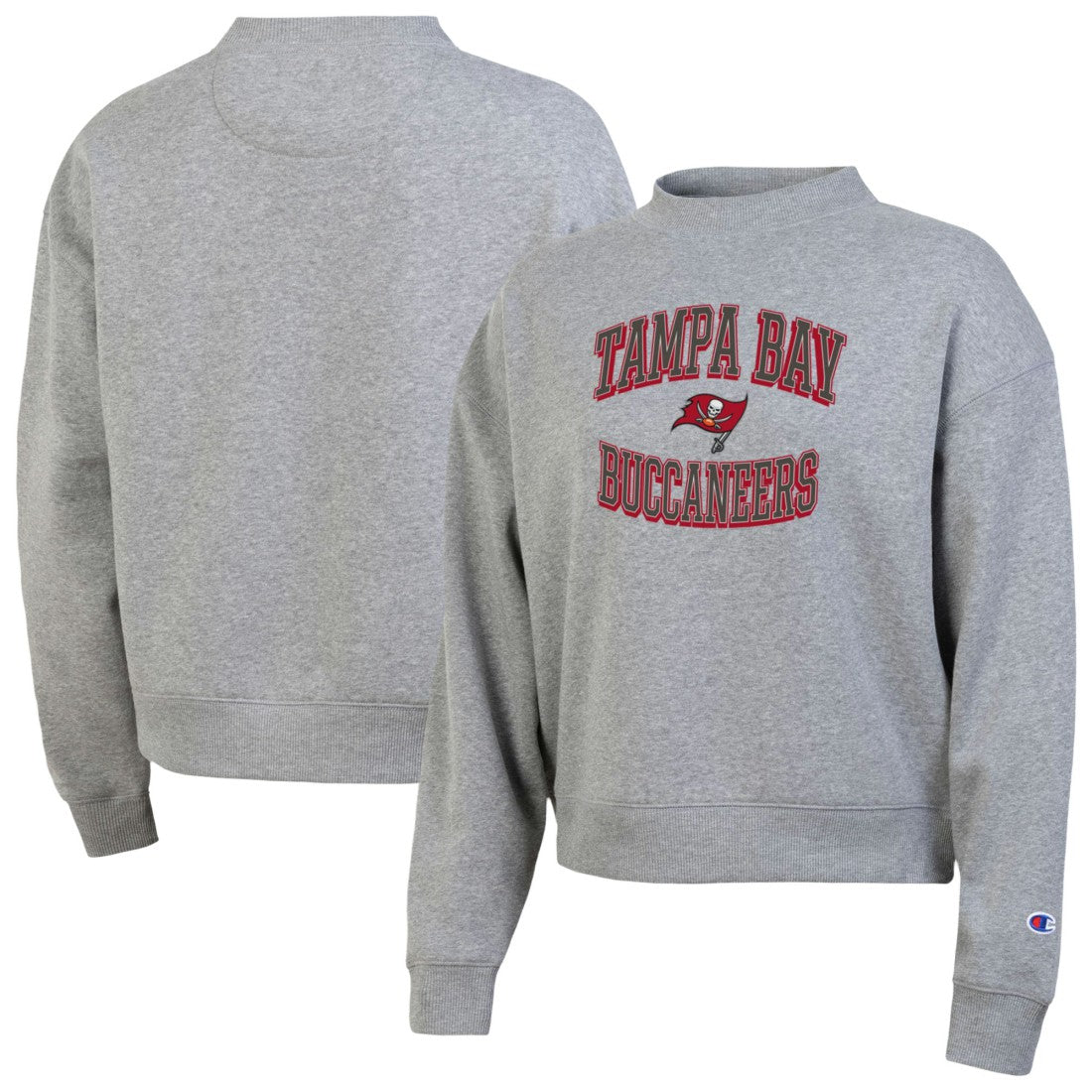Tampa Bay Buccaneers Champion Women's Triumph Tri-Blend Sweatshirt Gray
