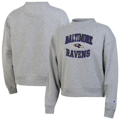 Baltimore Ravens Champion Women's Triumph Tri-Blend Sweatshirt Gray
