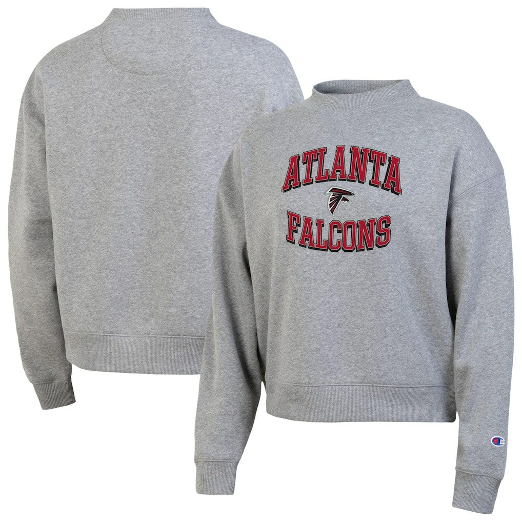Atlanta Falcons Champion Women's Triumph Tri-Blend Sweatshirt Gray