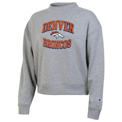 Denver Broncos Champion Women's Triumph Tri-Blend Sweatshirt Gray