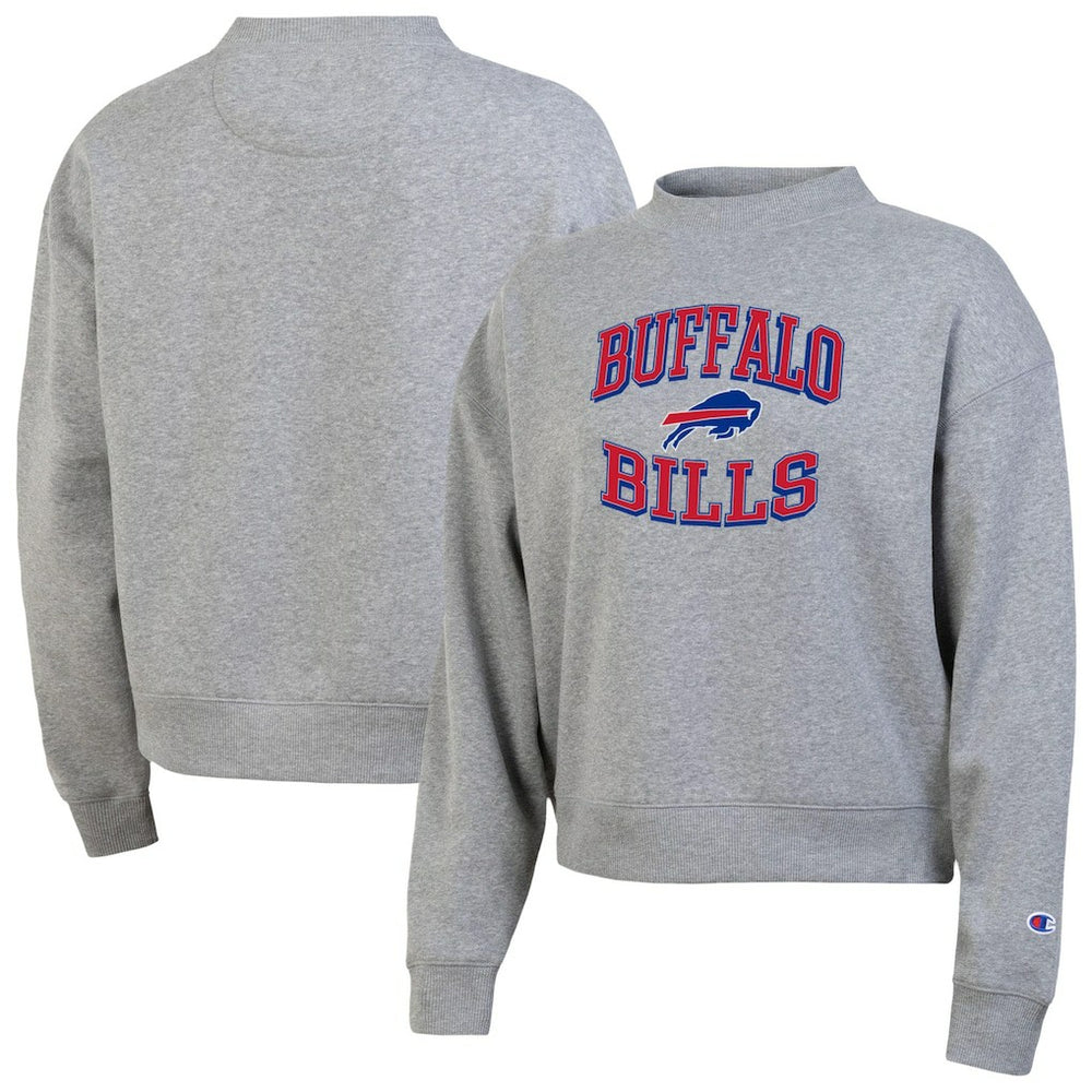 Buffalo Bills Champion Women's Triumph Tri-Blend Sweatshirt Gray
