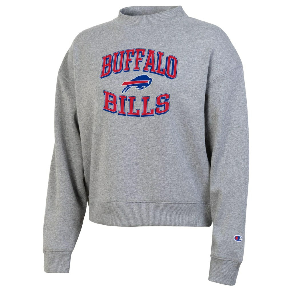 Buffalo Bills Champion Women's Triumph Tri-Blend Sweatshirt Gray