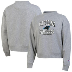 Carolina Panthers Champion Women's Triumph Tri-Blend Sweatshirt Gray