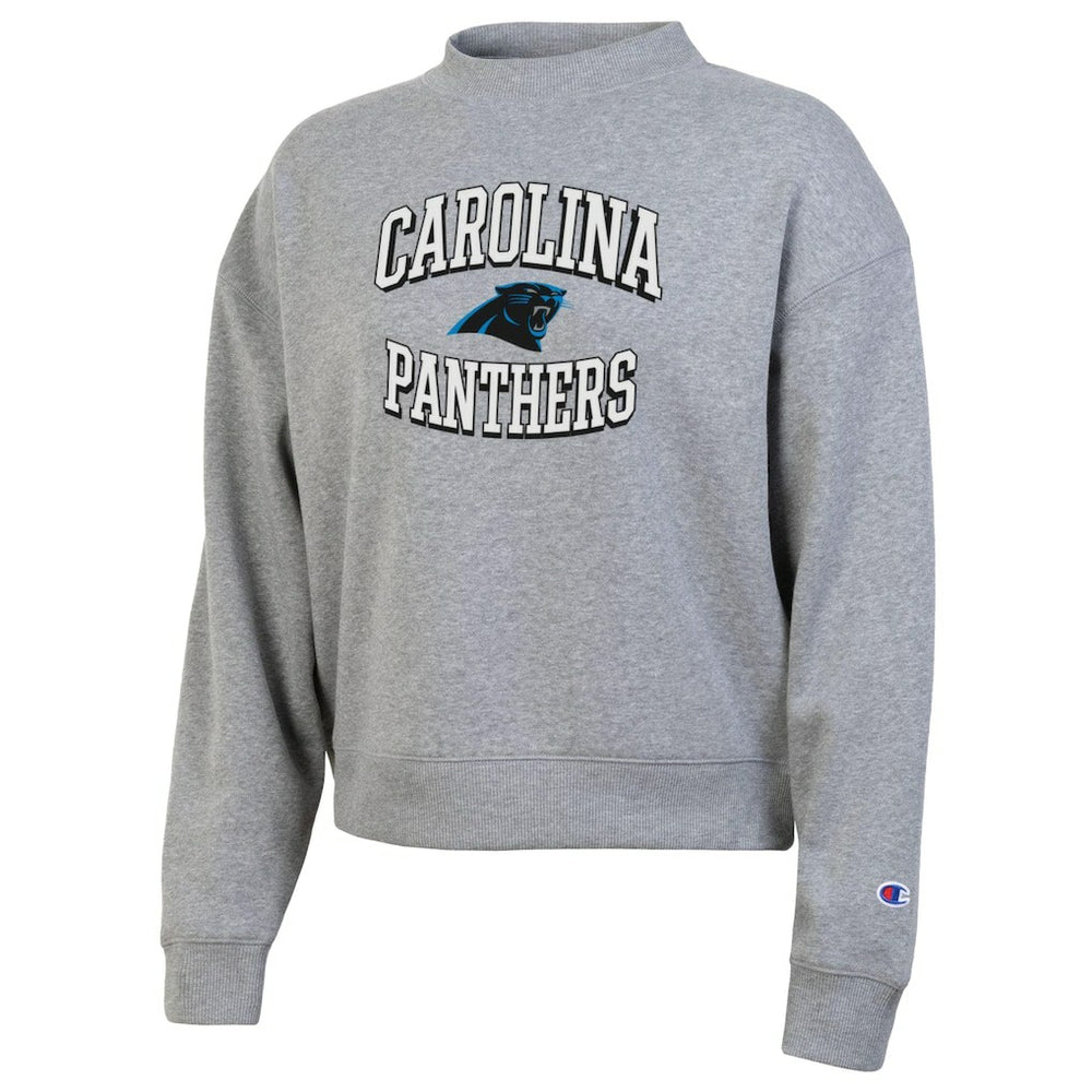 Carolina Panthers Champion Women's Triumph Tri-Blend Sweatshirt Gray