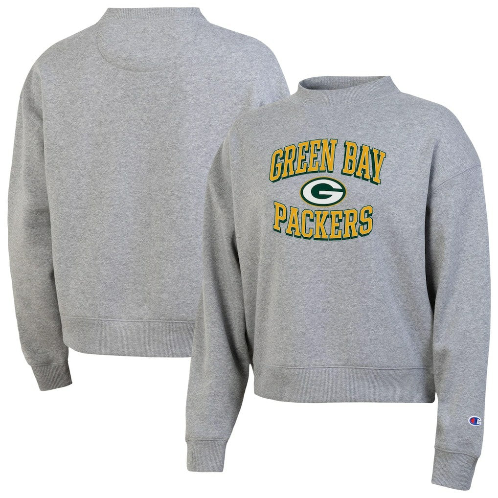 Green Bay Packers Champion Women's Triumph Tri-Blend Sweatshirt Gray