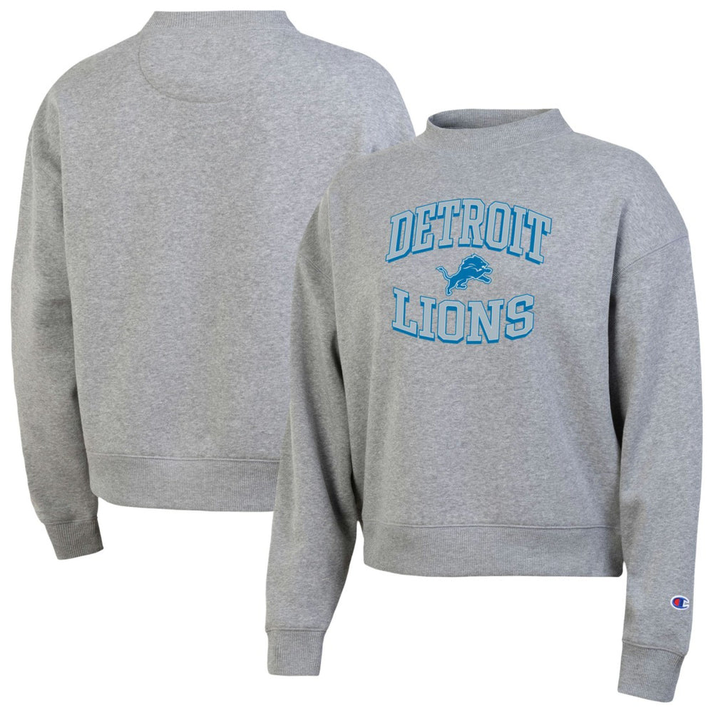 Detroit Lions Champion Women's Triumph Tri-Blend Sweatshirt Gray
