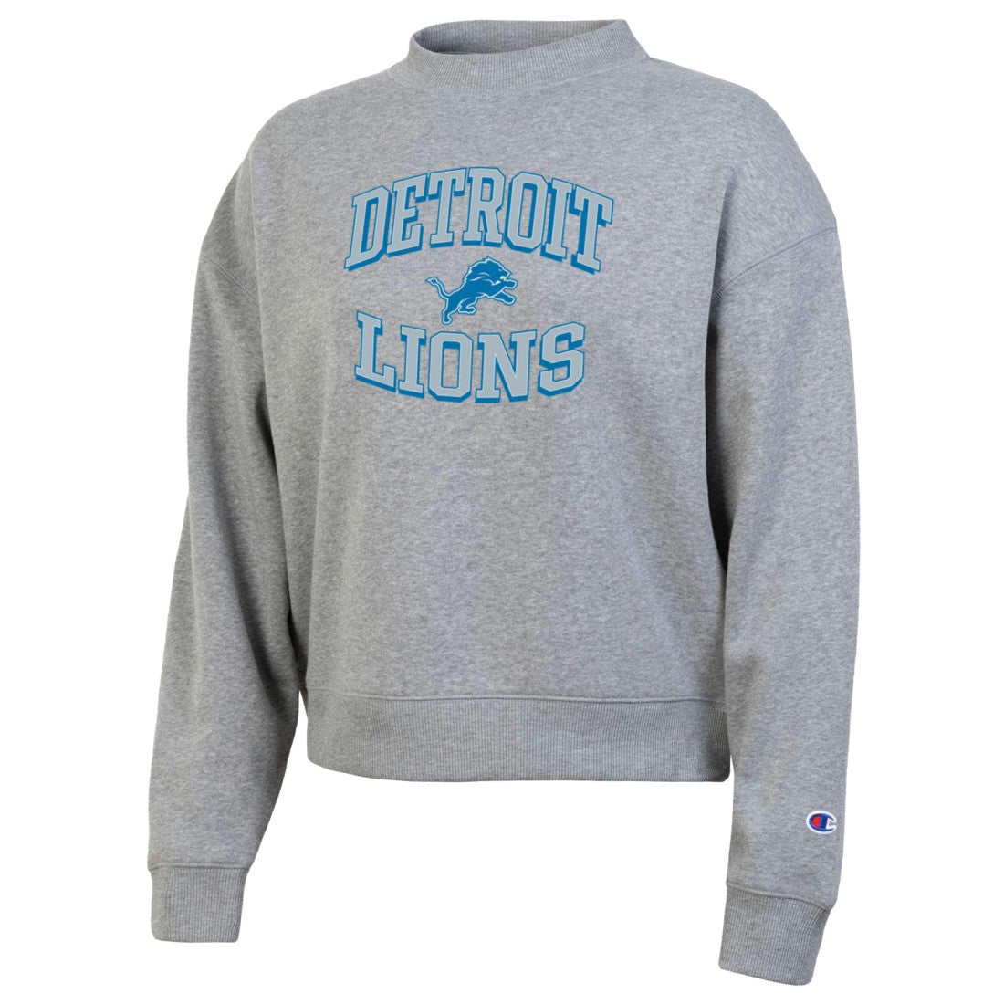Detroit Lions Champion Women's Triumph Tri-Blend Sweatshirt Gray