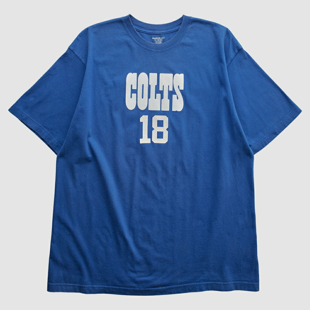 Indianapolis Colts Reebok 2010s T-shirt Blue Vintage