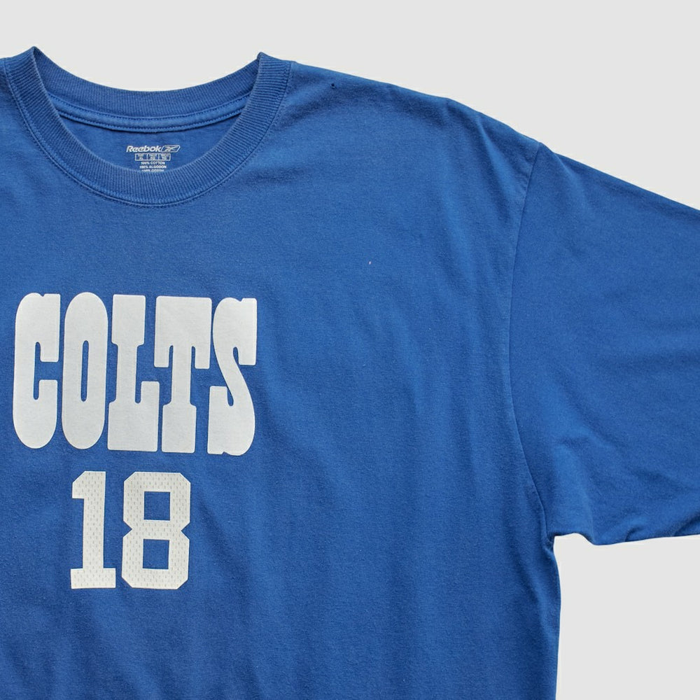 Indianapolis Colts Reebok 2010s T-shirt Blue Vintage