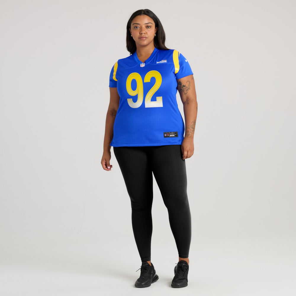Harrison Mevis Los Angeles Rams Women's Team Game Jersey Royal