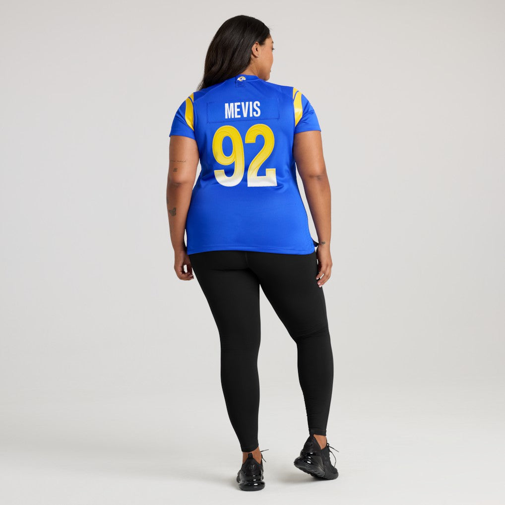 Harrison Mevis Los Angeles Rams Women's Team Game Jersey Royal