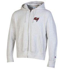 Tampa Bay Buccaneers Champion Reverse Weave Full-Zip Hoodie Gray