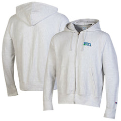 Seattle Seahawks Champion Reverse Weave Full-Zip Hoodie Gray