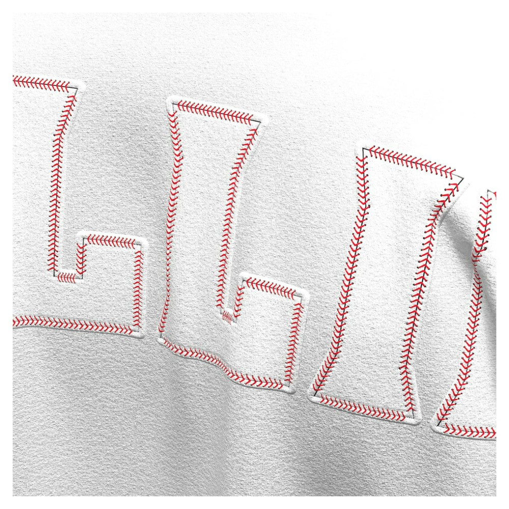 Philadelphia Phillies Fanatics Women's Baseball Stitch Spirit Jersey Long Sleeve T-Shirt - White Jerseys
