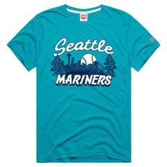 Seattle Mariners Homage Tri-Blend Hyperlocal T-Shirt - Teal T-shirts