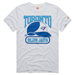 Toronto Blue Jays Homage Tri-Blend Hyperlocal T-Shirt - Ash T-shirts