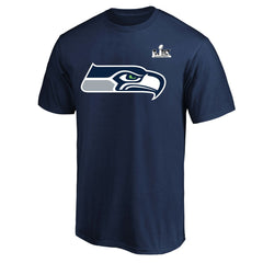 Jaxon Smith-Njigba Seattle Seahawks Super Bowl LX Patch Big & Tall Name & Number T-Shirt College Navy