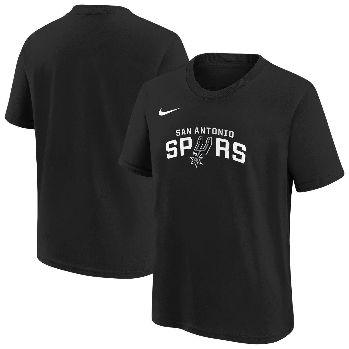 San Antonio Spurs Youth Team Essential Logo T-Shirt Black