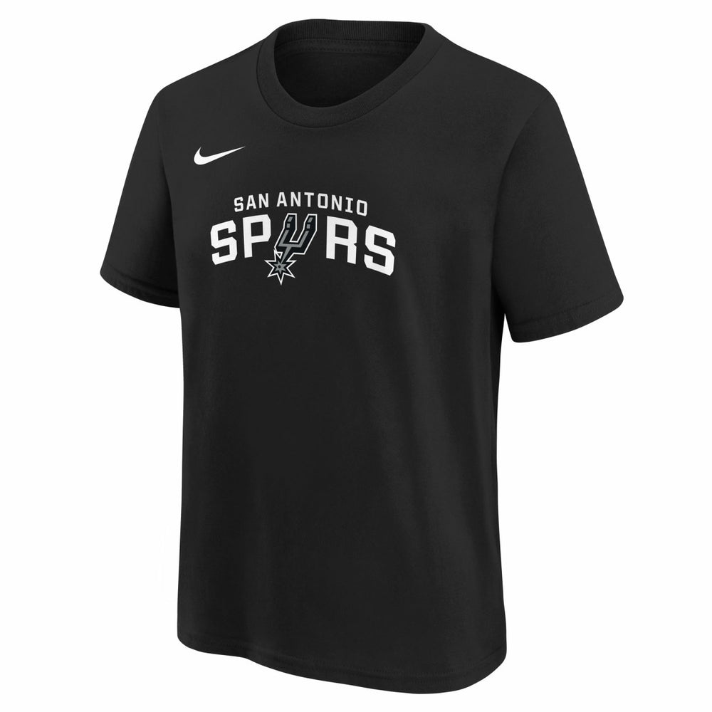 San Antonio Spurs Youth Team Essential Logo T-Shirt Black