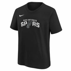 San Antonio Spurs Youth Team Essential Logo T-Shirt Black