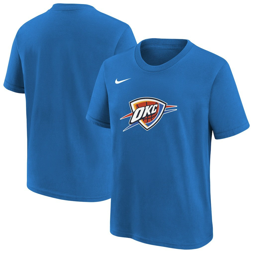 Oklahoma City Thunder Youth Team Essential Logo T-Shirt Blue